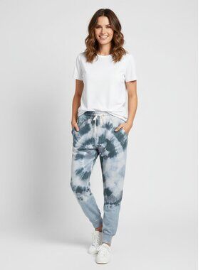 Baja East Mojave Tie Dye Sweatpants NWT White Size 0